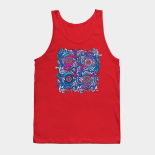 4 trippy eyes psychedelia Tank Top